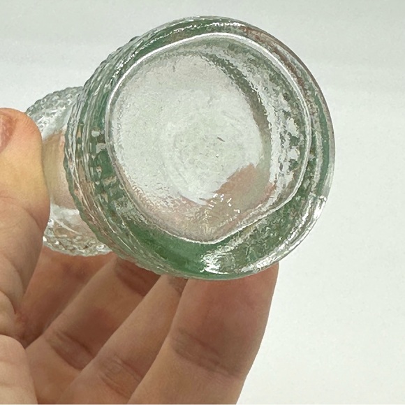 Vintage Mini Glass Bottle 4.75” - Picture 4 of 4
